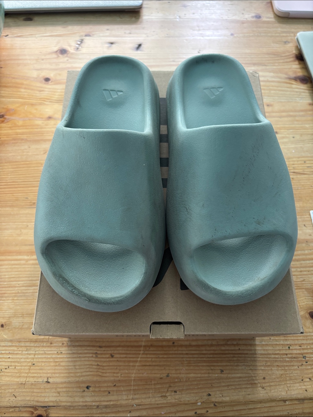 Adidas Yzy Slide In Salt